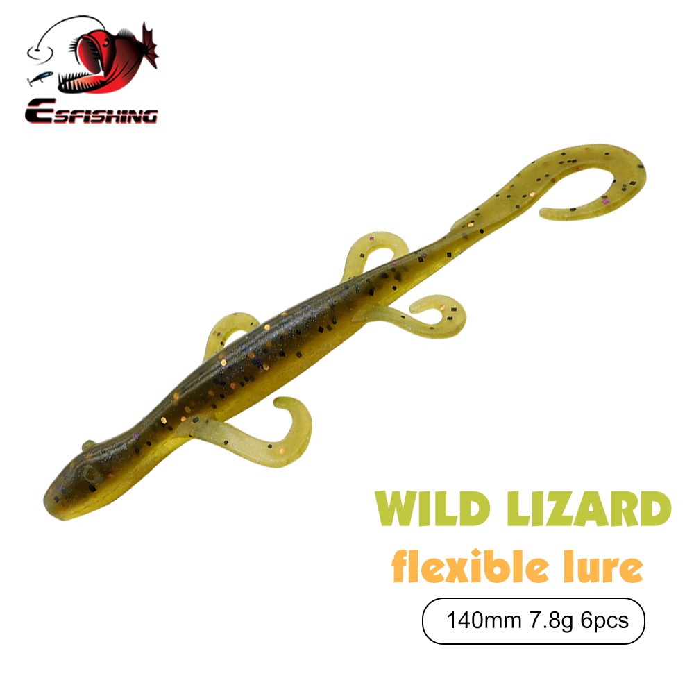 Fishing Lure Swimbait - ESFISHING Vissen Lokmiddelen Wilde Hagedis 140mm