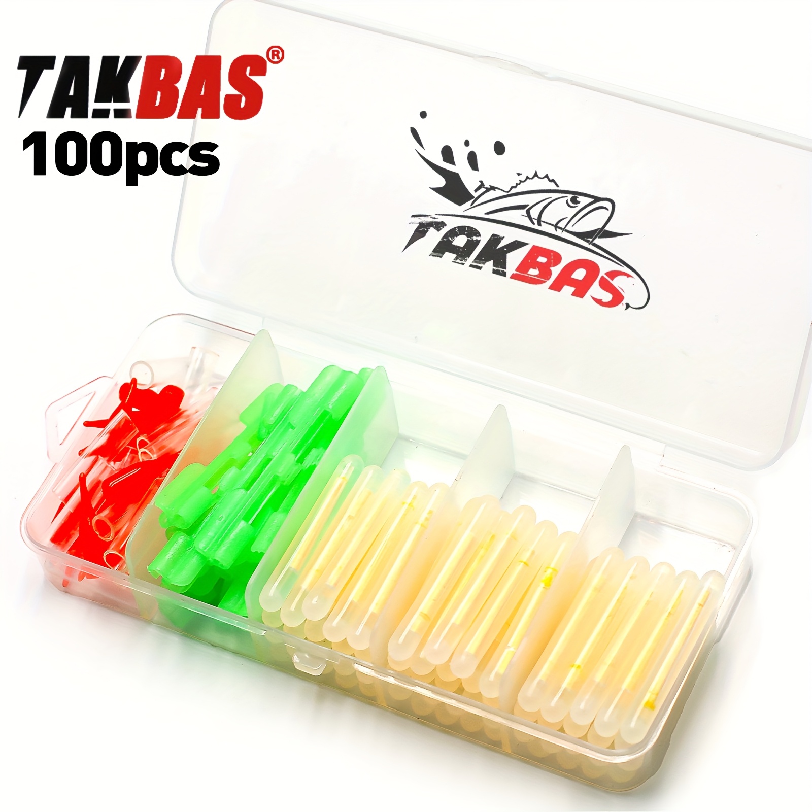Fishing Lure Making Kit - 100 STKS Vissen Glow Sticks Set,