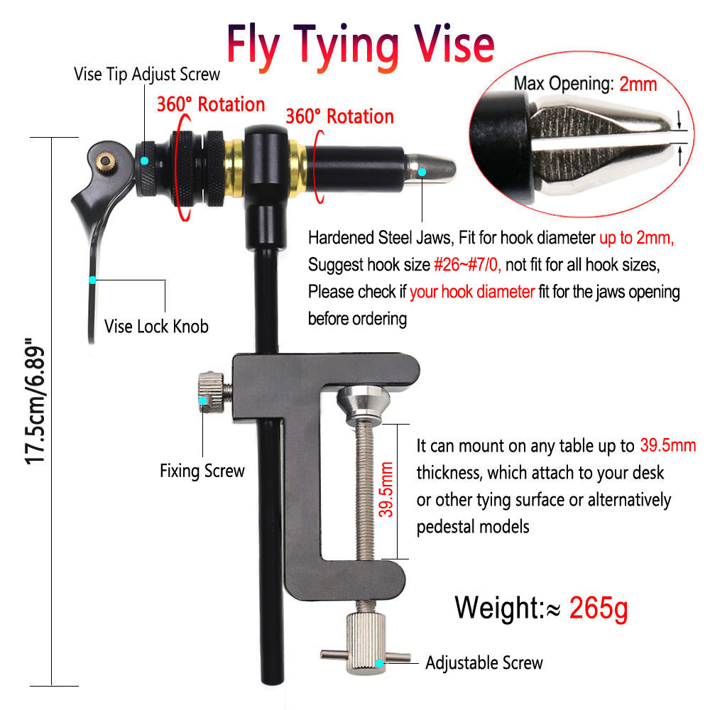 1PC 360 °   Rotatie C-klem Vli - Fishing Lure Jig recensie en prijs