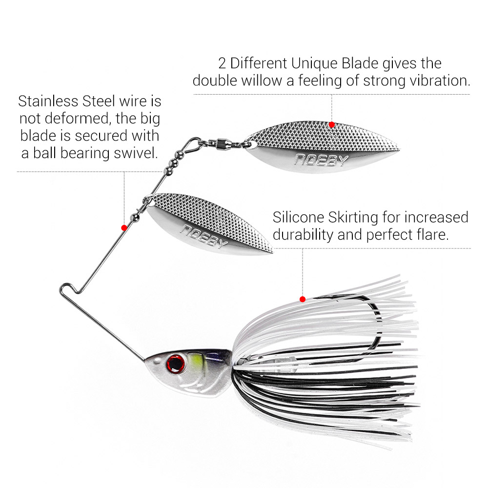 Noeby Spinnerbait 10.5g 14g 21 - Fishing Lure Swimbait recensie en prijs