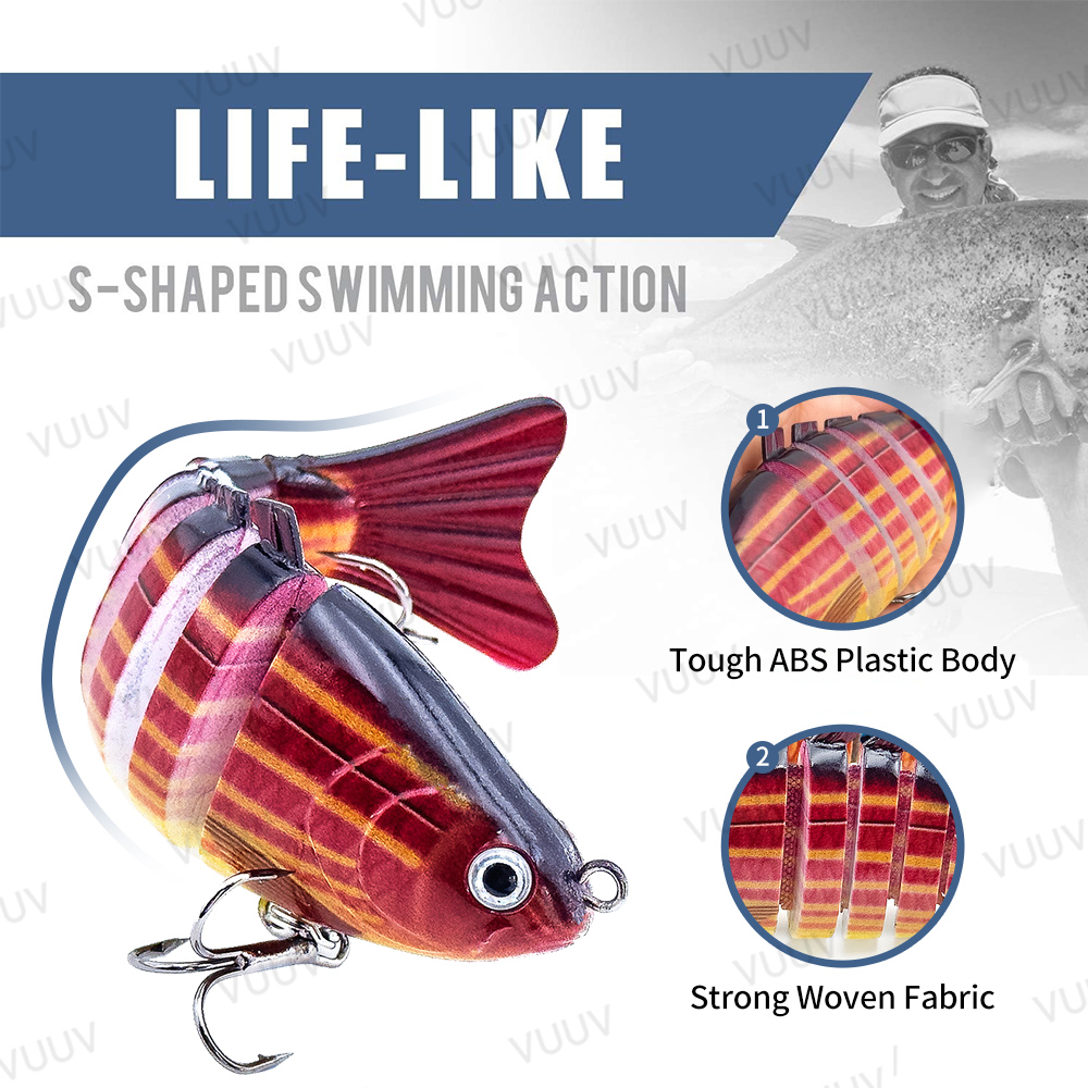10 stuks Multi-Joint Swimbait  - Fishing Lure Swimbait recensie en prijs