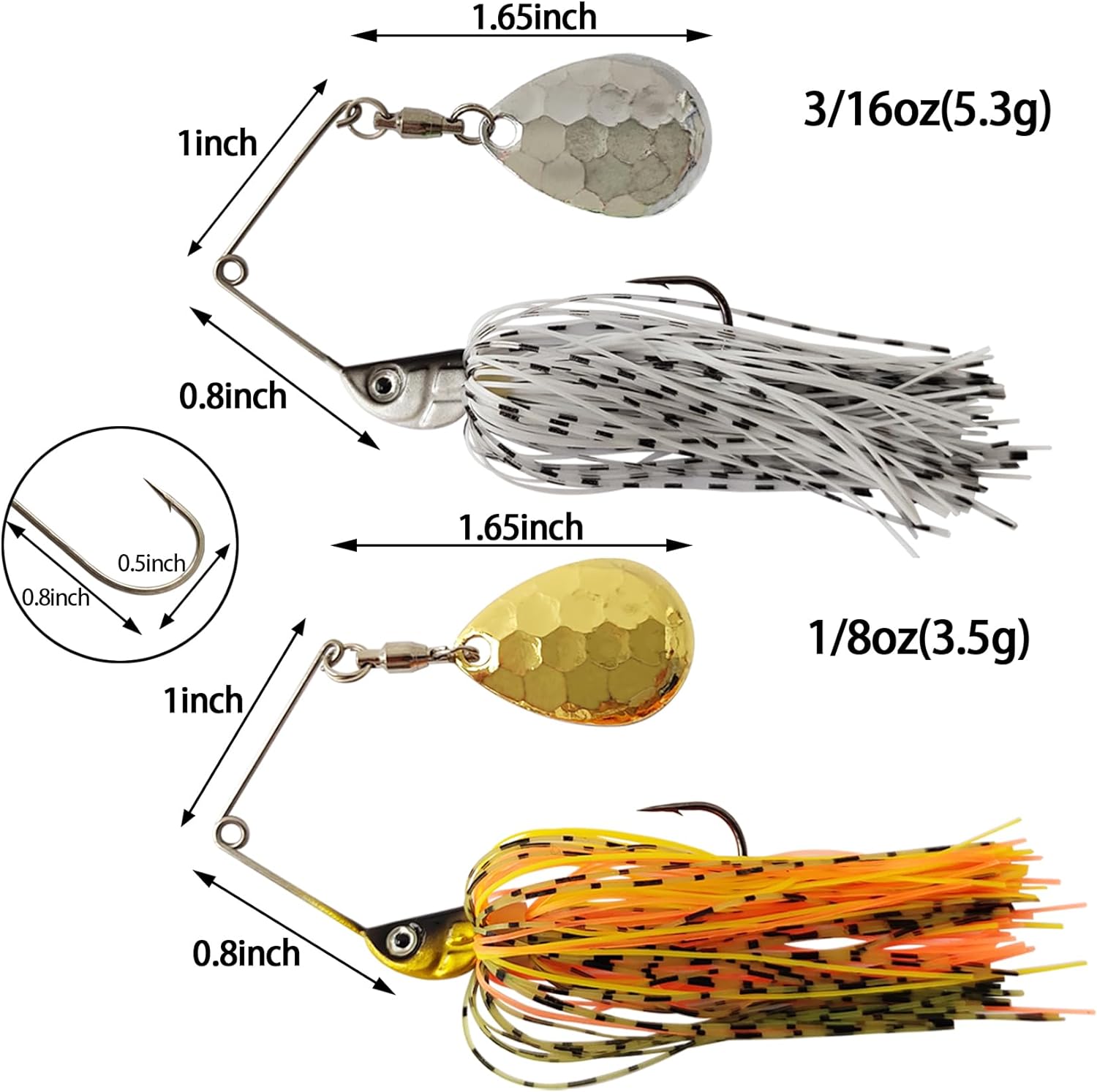 Eupheng Spinner Aas Lepel Draa - Fishing Lure Swimbait recensie en prijs