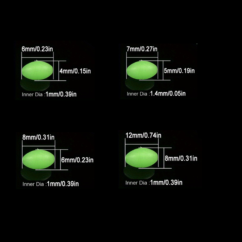 100 stks/partij Ovale Nacht Li - Fishing Lure Making Kit recensie en prijs