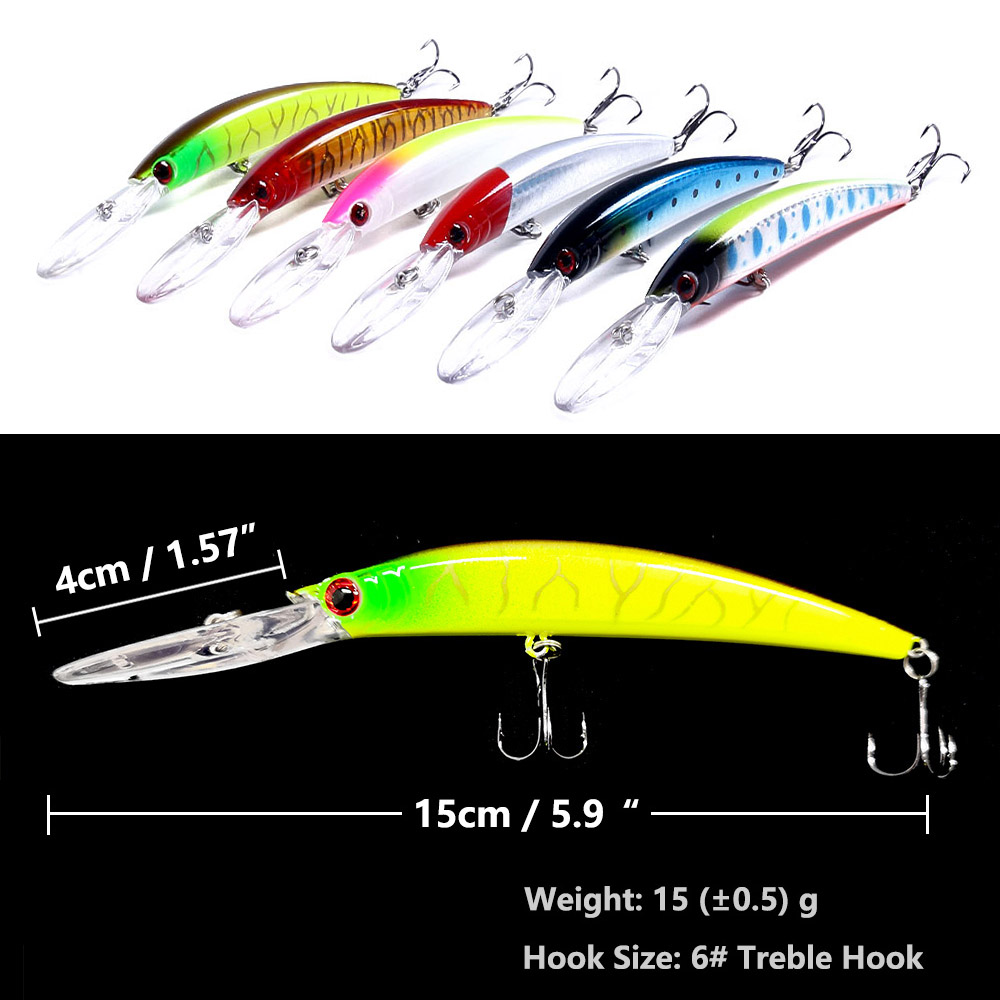 1PCS 15cm 15g Diep Duiken Jerk - Fishing Lure Swimbait recensie en prijs