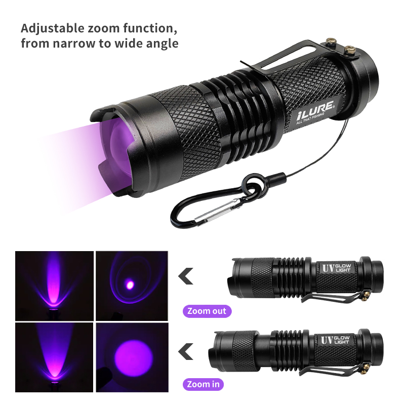 Mini UV Zaklamp 395nm Ultravio - Fishing Lure Jig recensie en prijs