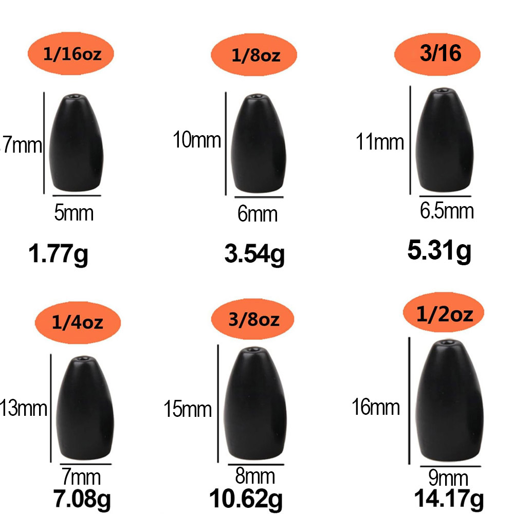 Wolfraamstaal Visgewichten Bul - Fishing Lure Jig recensie en prijs